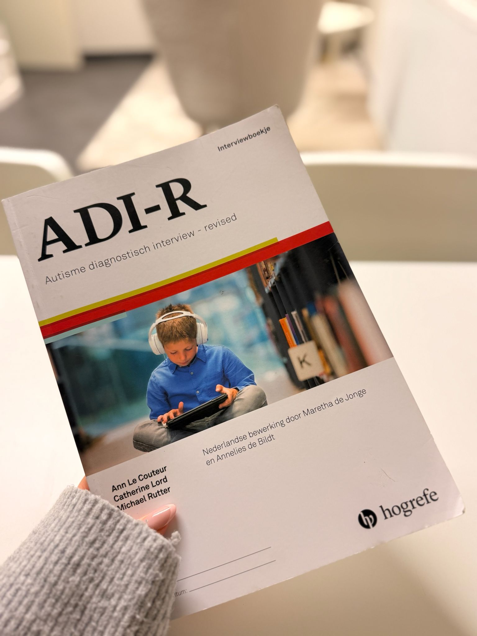 ADI-R interviewboekje voor autismeonderzoek bij volwassenen