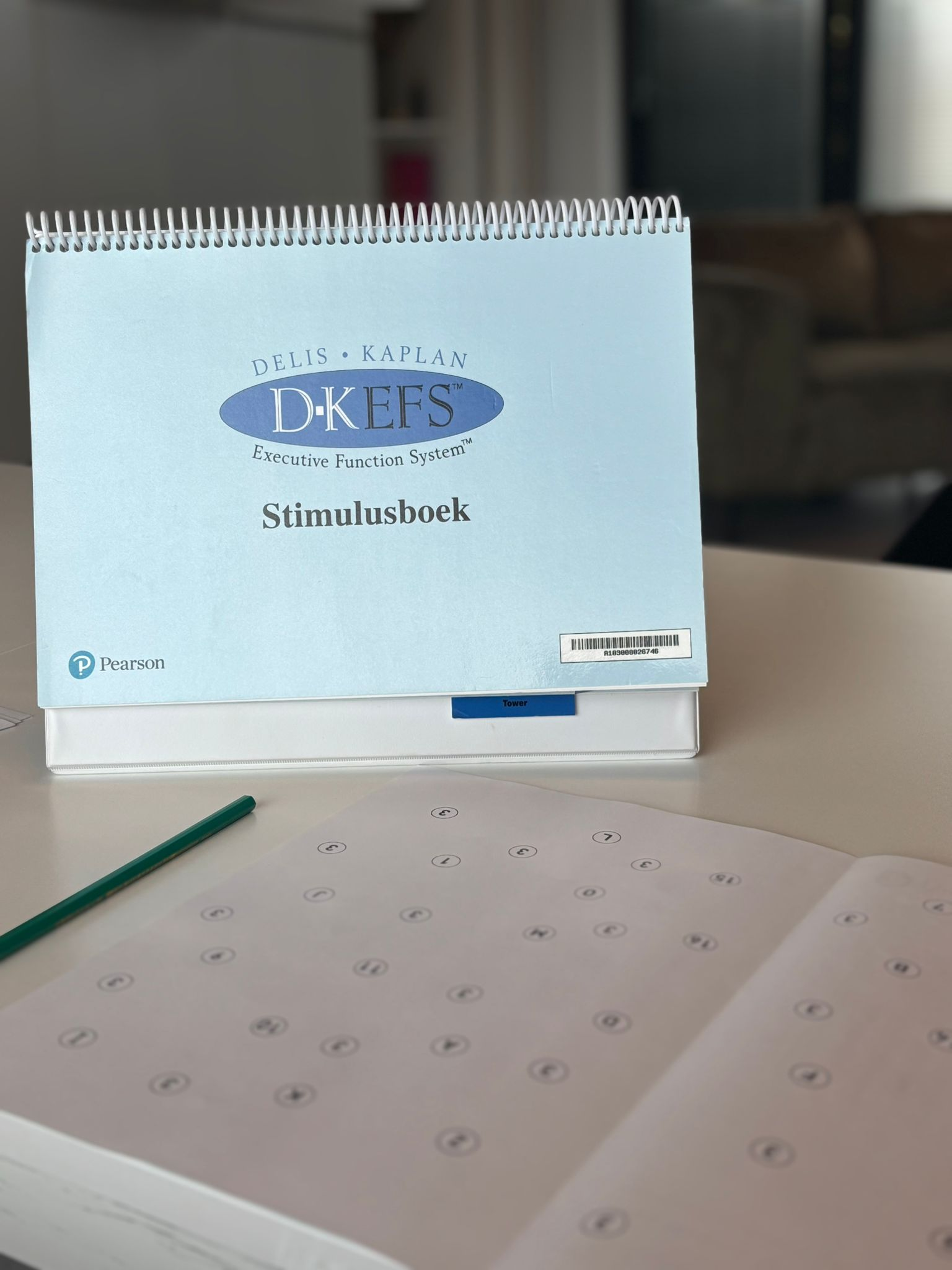 D-KEFS testmateriaal als algemene foto voor overige diagnostische onderzoeken